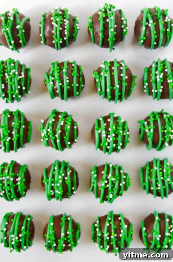 Thin Mint Cookie Truffles Recipe