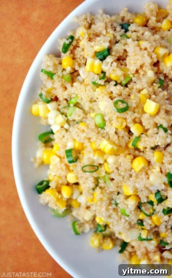 Quinoa with Corn and Scallions