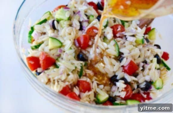 Greek Orzo Salad Recipe