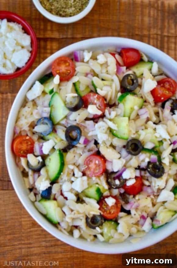 Greek Orzo Salad Recipe