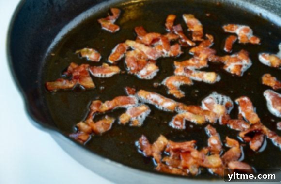 Garlicky Skillet Corn with Bacon Recipe