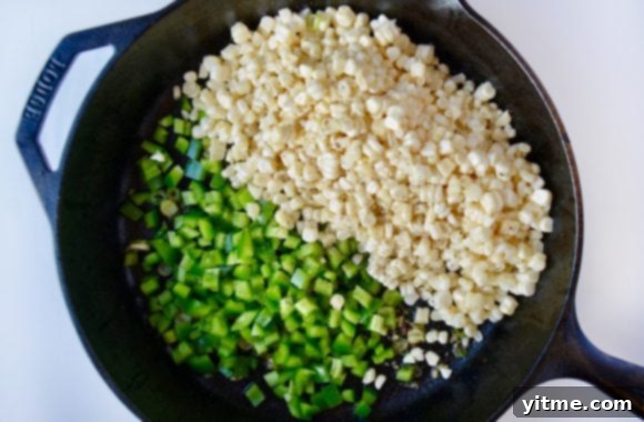 Garlicky Skillet Corn with Bacon Recipe