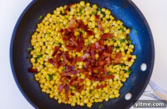 Sweet Corn Fritters with Crispy Bacon 3 Sweet Corn Pancakes with Bacon Recipe