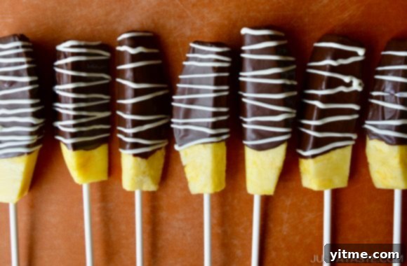 Chocolate Pineapple Snack for Parties