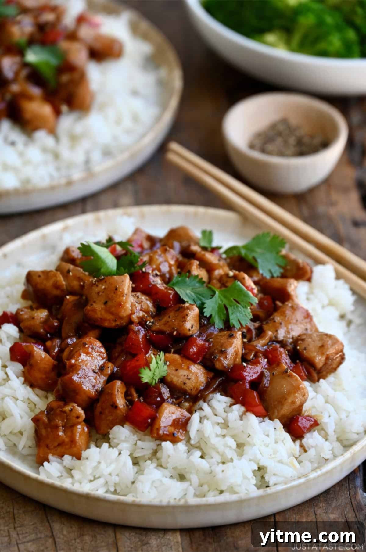 Black pepper chicken