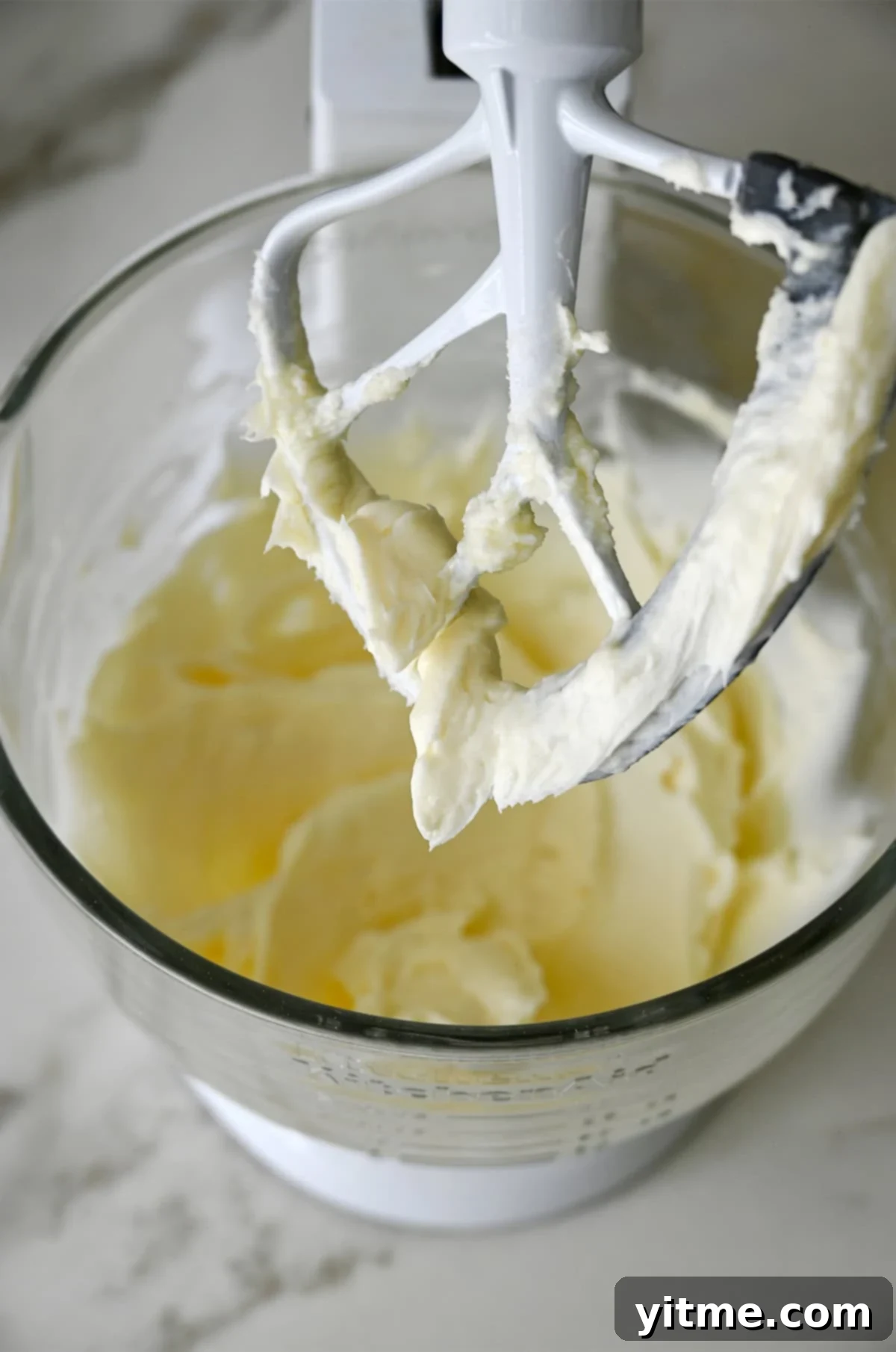 Cheesecake batter.