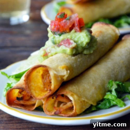 Fun and Healthy Food Creations for Kids 14 Baked Chicken and Cheese Taquitos