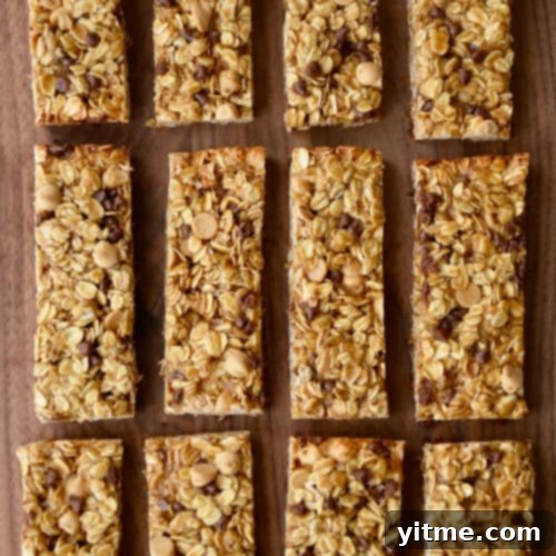 Fun and Healthy Food Creations for Kids 22 Peanut Butter Granola Bars