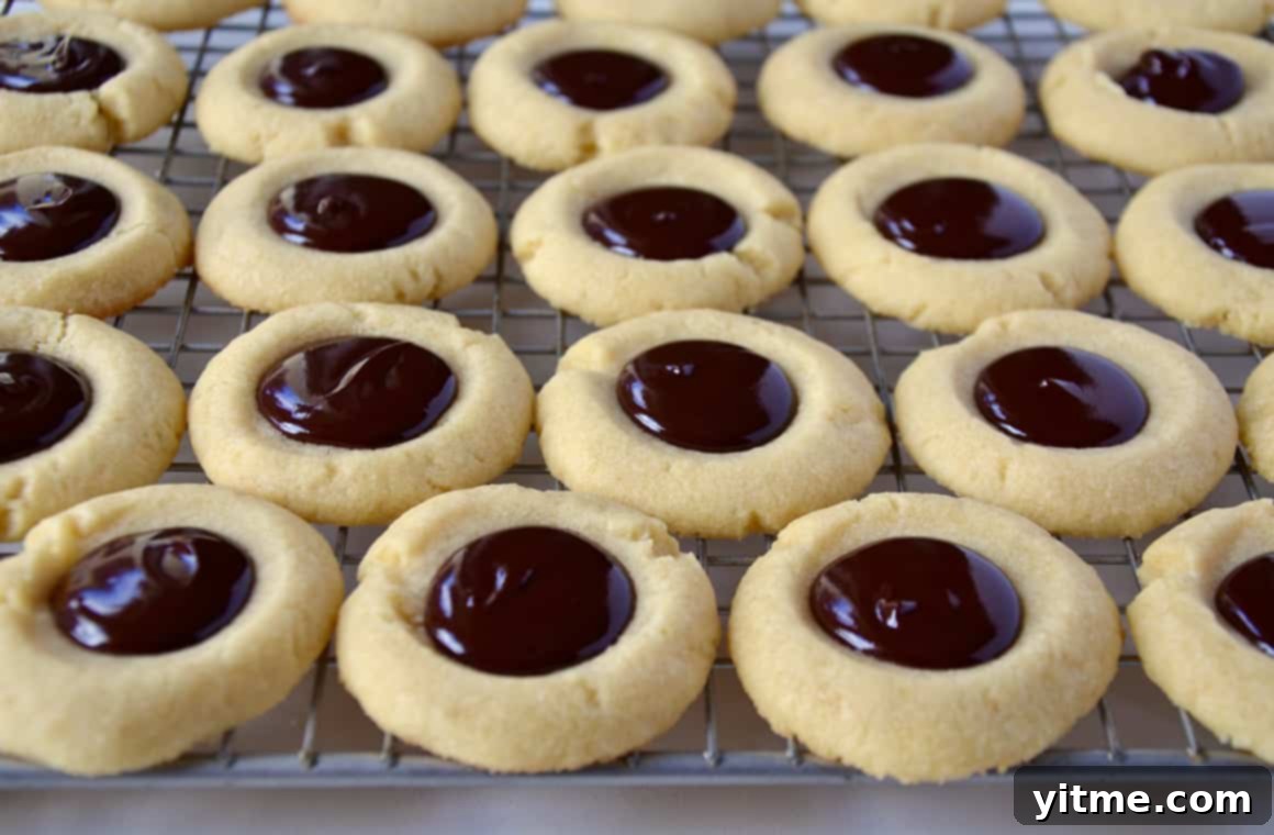 Sugar cookies filled with ganache
