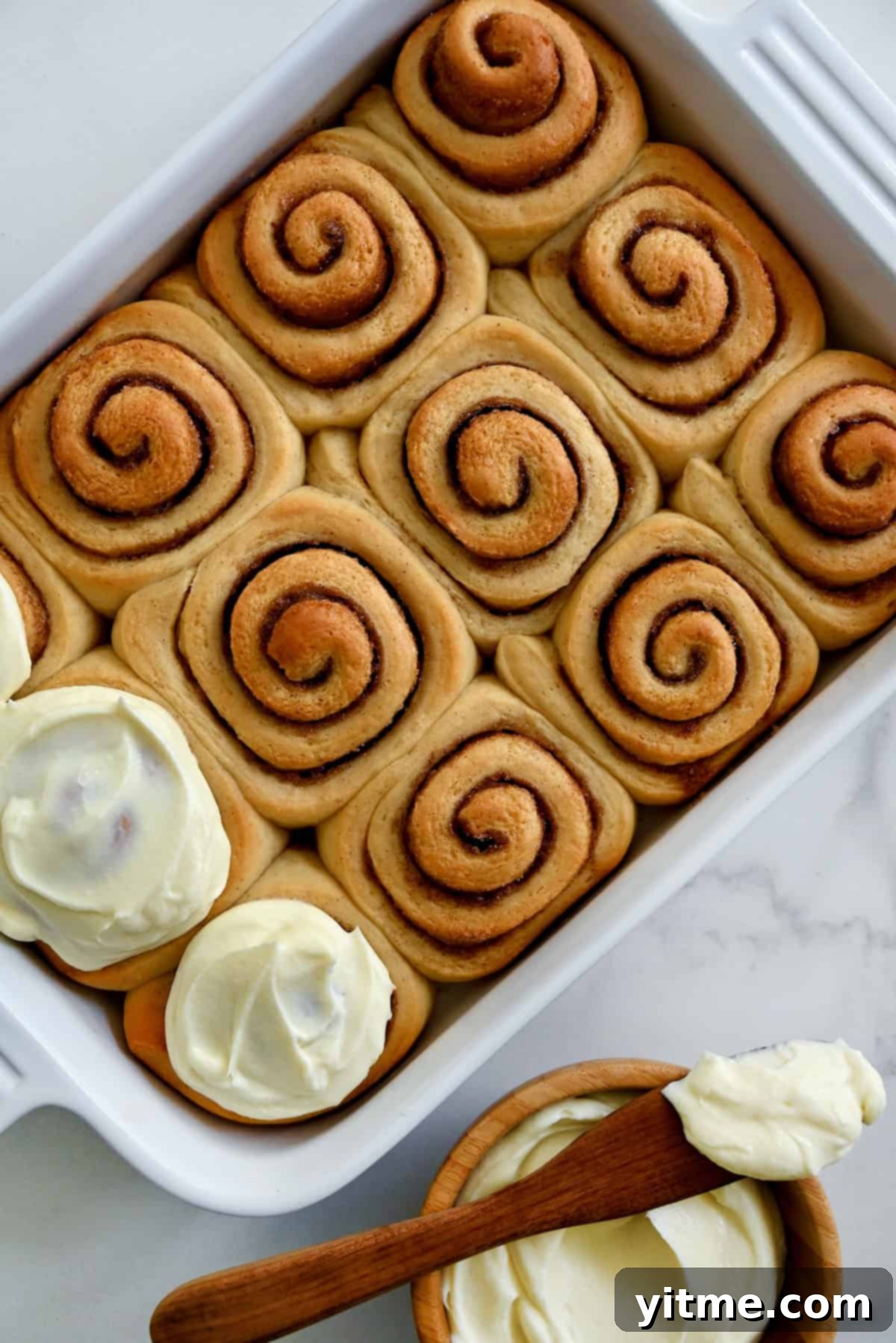 Overnight Cinnamon Rolls with Cream Cheese Frosting