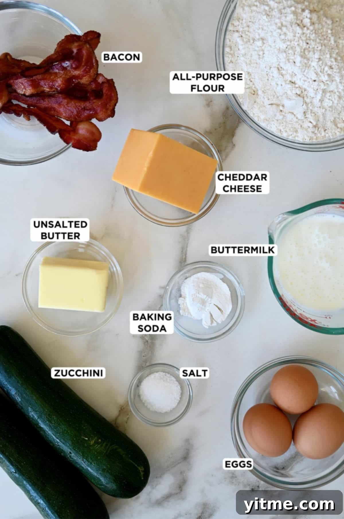 Zucchini Scones Ingredients