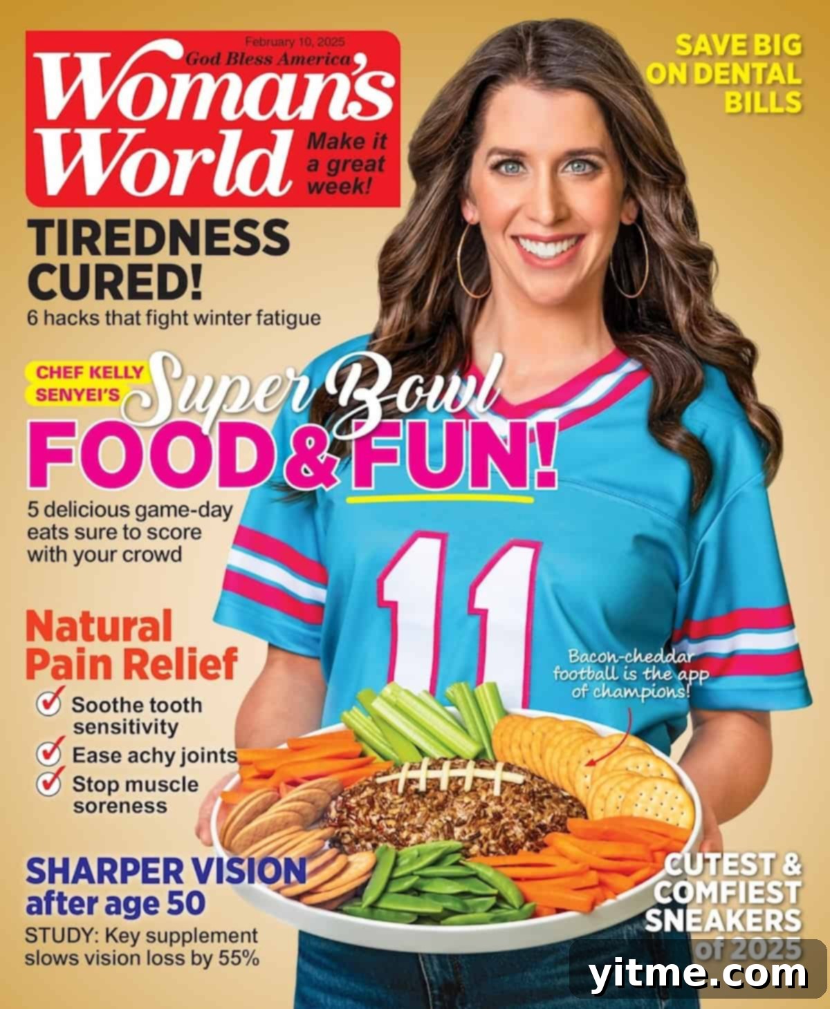 Woman's World Magazine cover featuring Kelly Senyei.