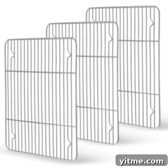 A set of cooling racks