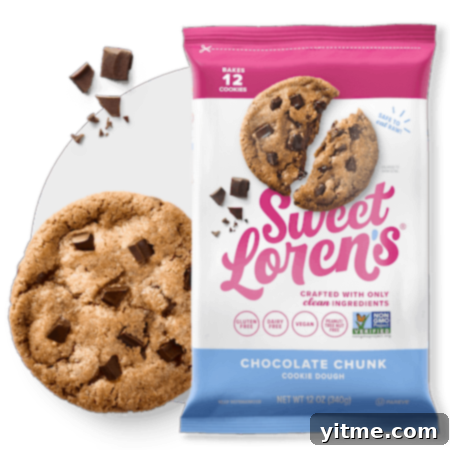 Sweet Loren's Pre-Portioned Natural Cookie Dough for easy baking