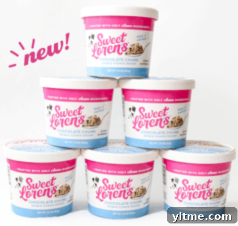 Sweet Loren's Single-Serve Edible Cookie Dough Cups for instant treats