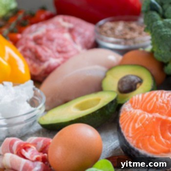 eggs, salmon, avocado and coconut oil