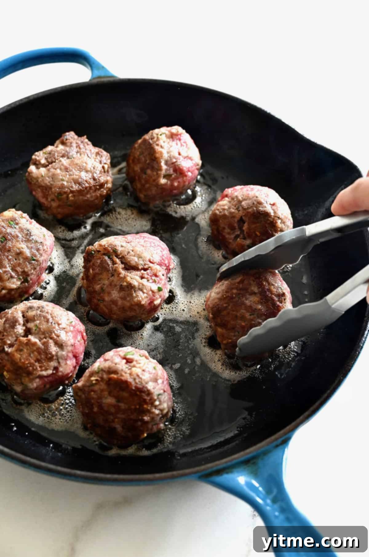 Searing Meatballs