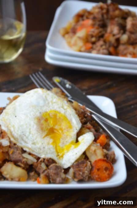 Slow Cooker Beef and Bacon Hash 2 Crock Pot Beef and Bacon Hash, a savory comfort food