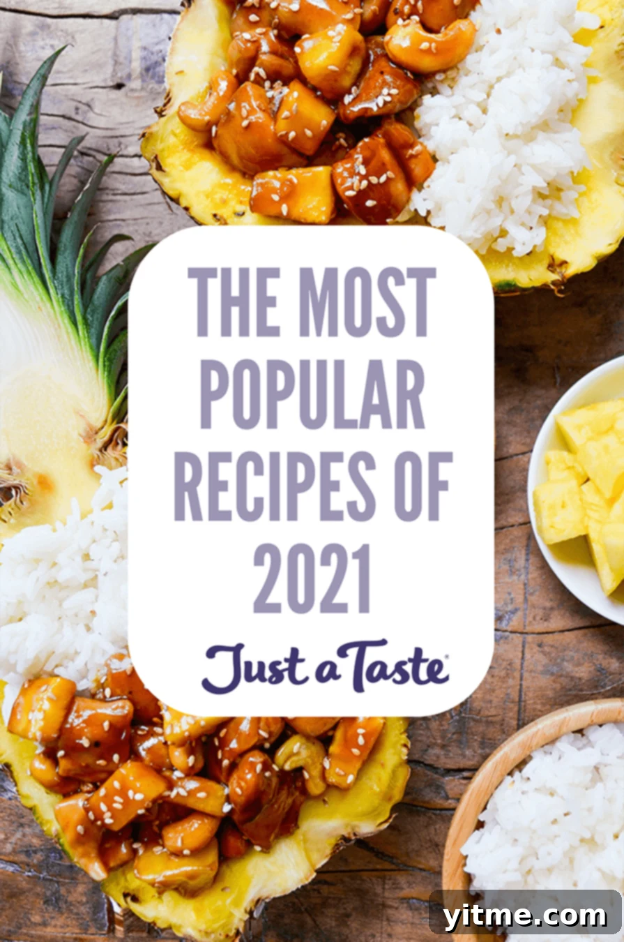 Top Recipes That Defined 2021 2 A collage of the most popular recipes of 2021