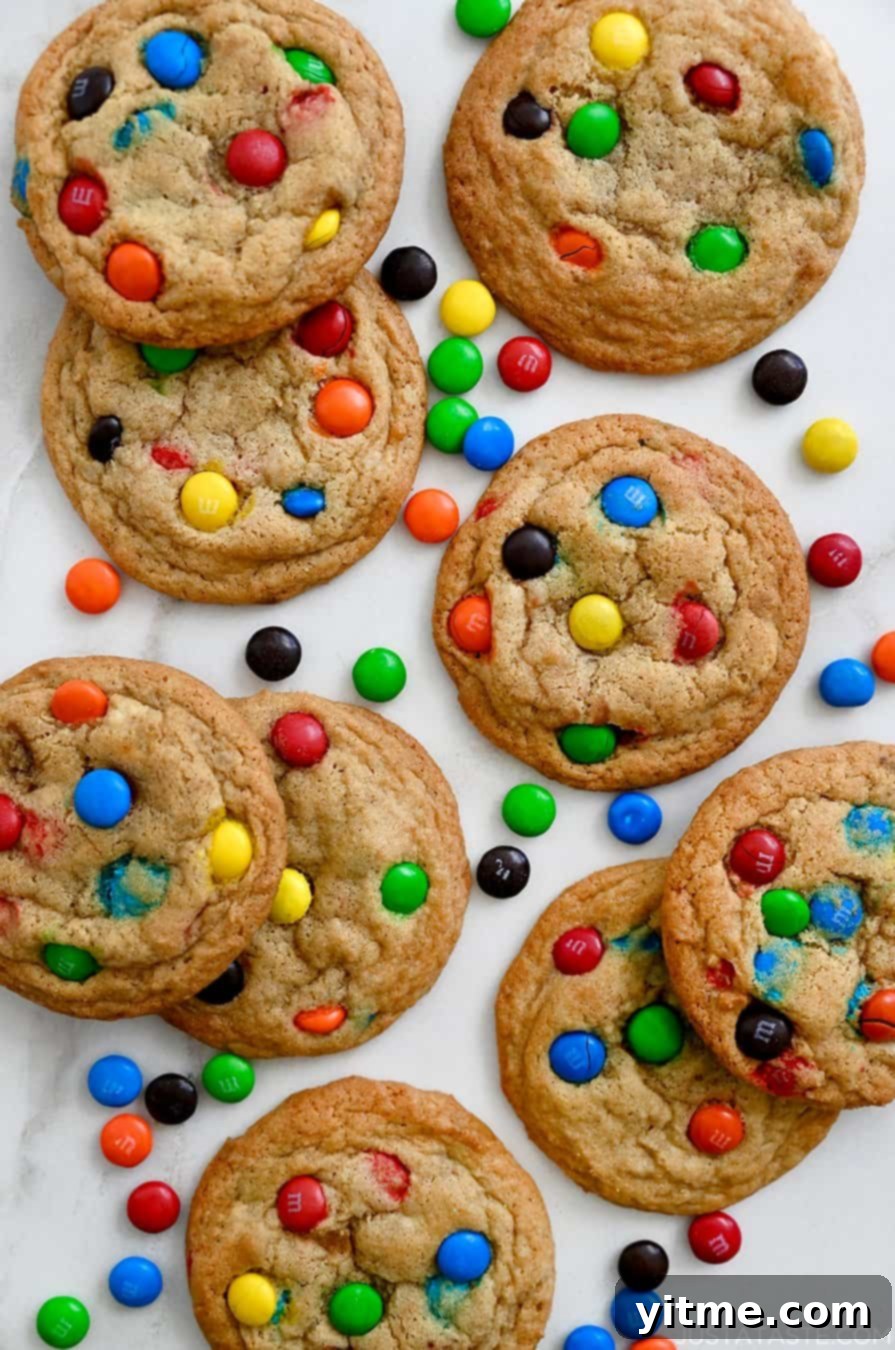 M&M's Soft Cookie Delights 7 Rainbow M&M cookies