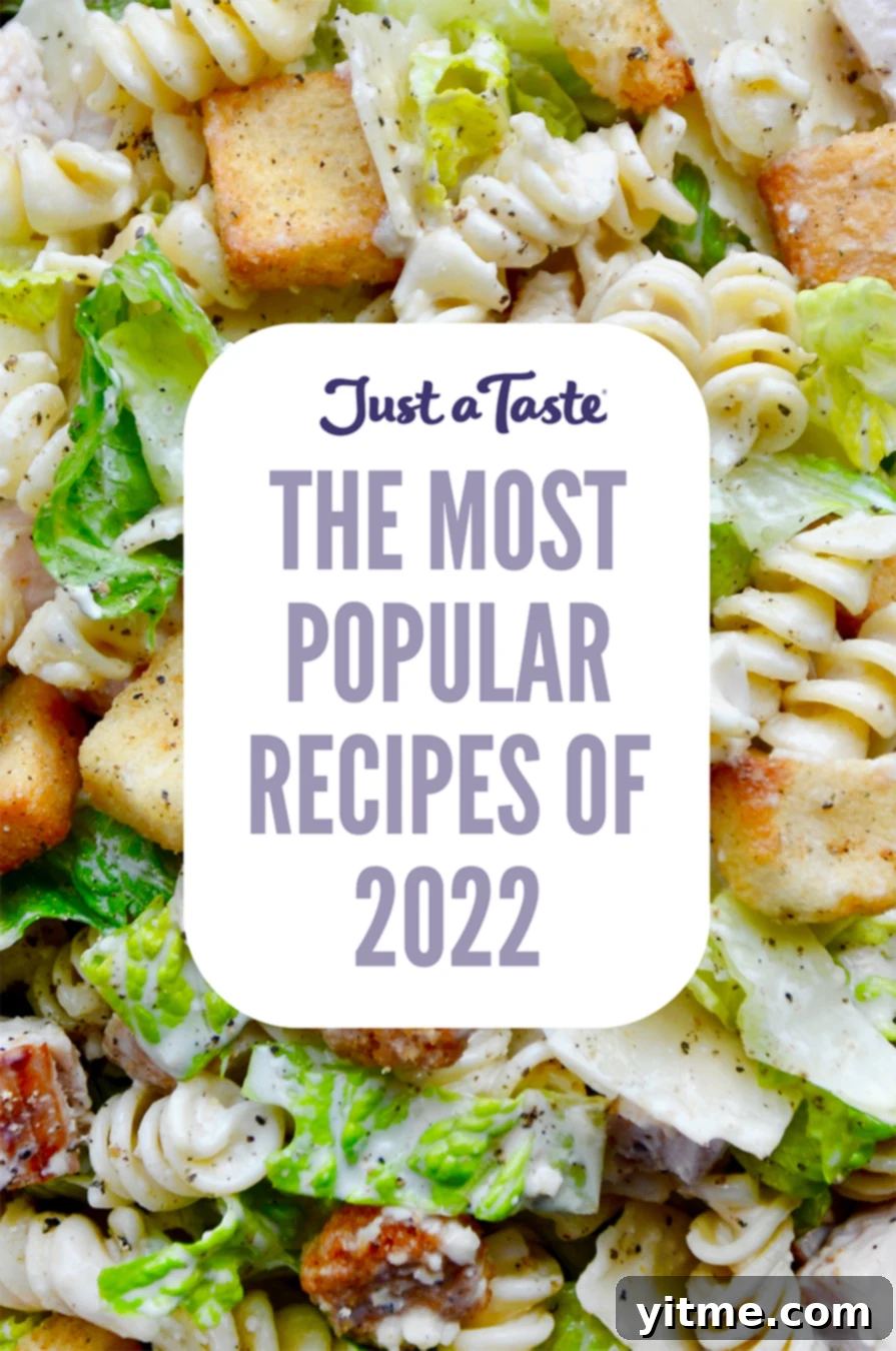 Top Trending Recipes of 2022 2 A delicious meal featuring a main dish with a side, beautifully presented.