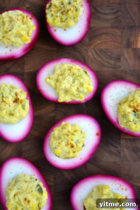 Pickled Deviled Eggs #recipe