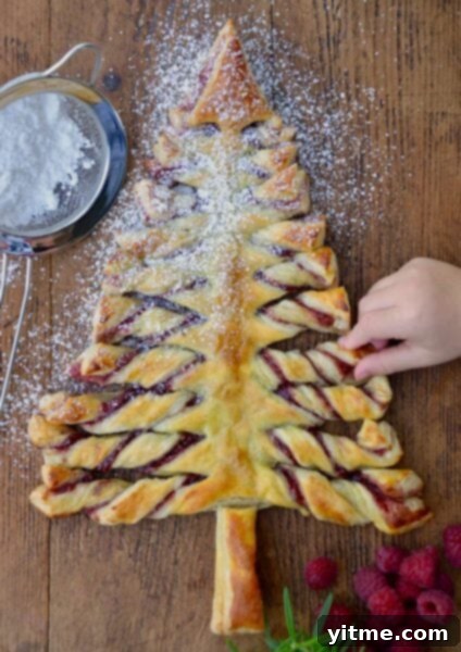 Puff Pastry Christmas Tree