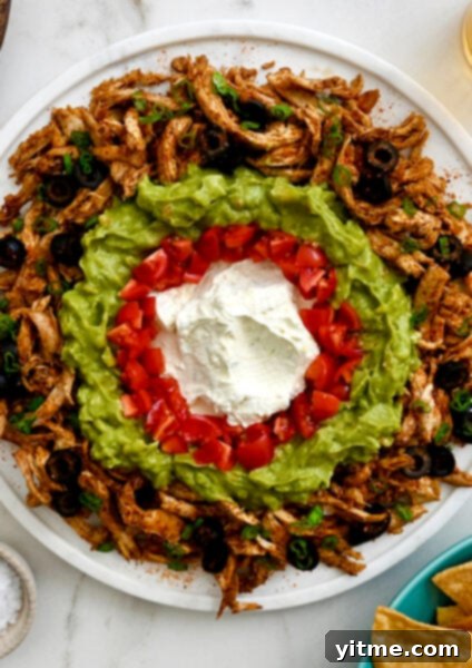 Rotisserie Chicken Taco Dip