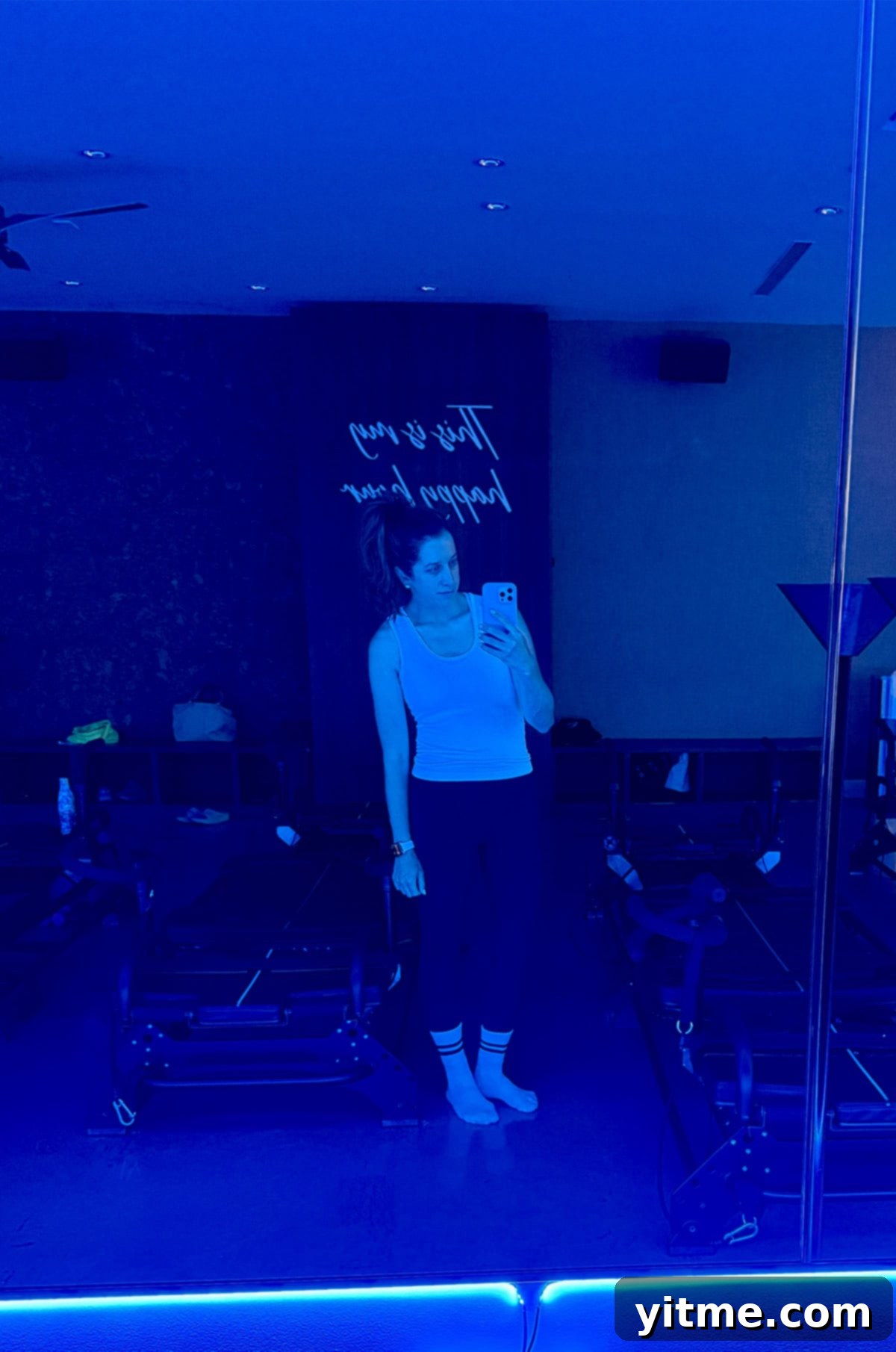 A Pilates Lagree reformer class - Highlighting the intensity and benefits of Lagree pilates.