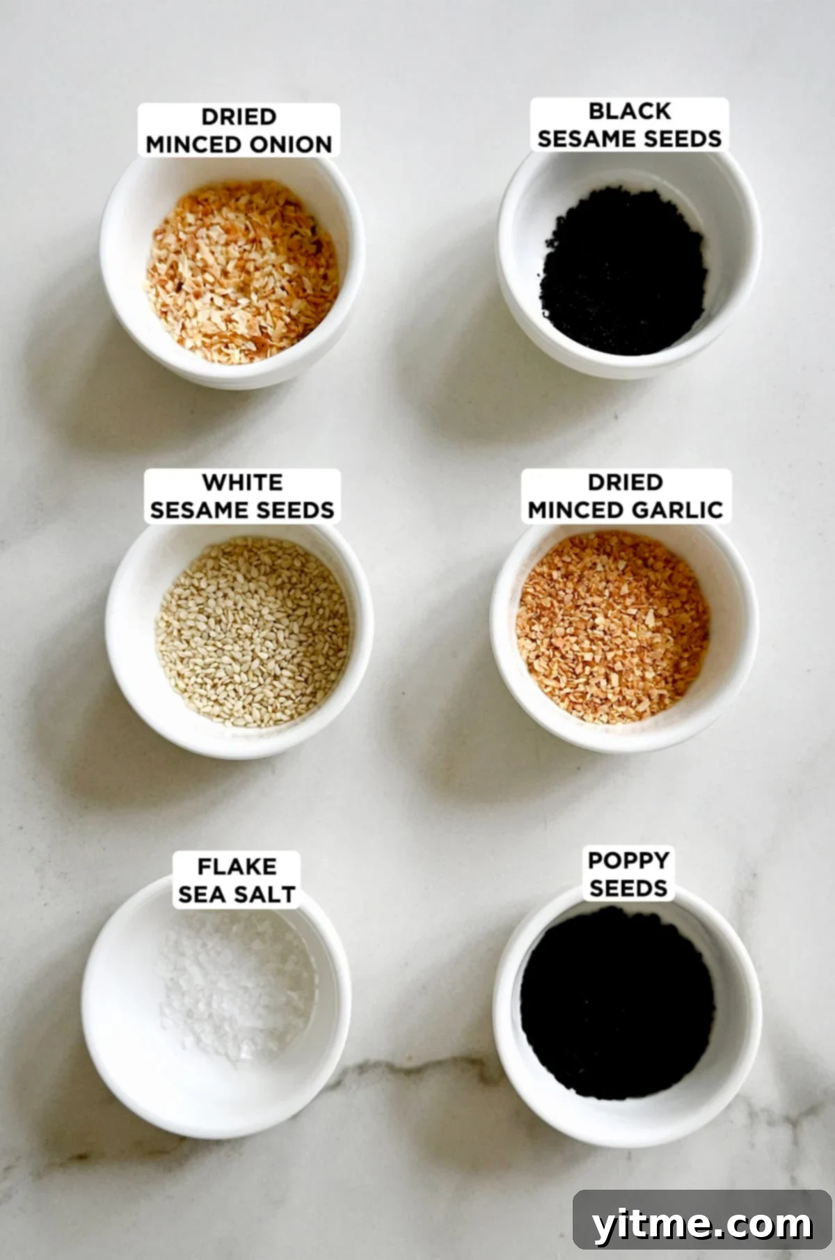 Everything But the Bagel Blend 3 Ingredients for Everything Bagel Seasoning