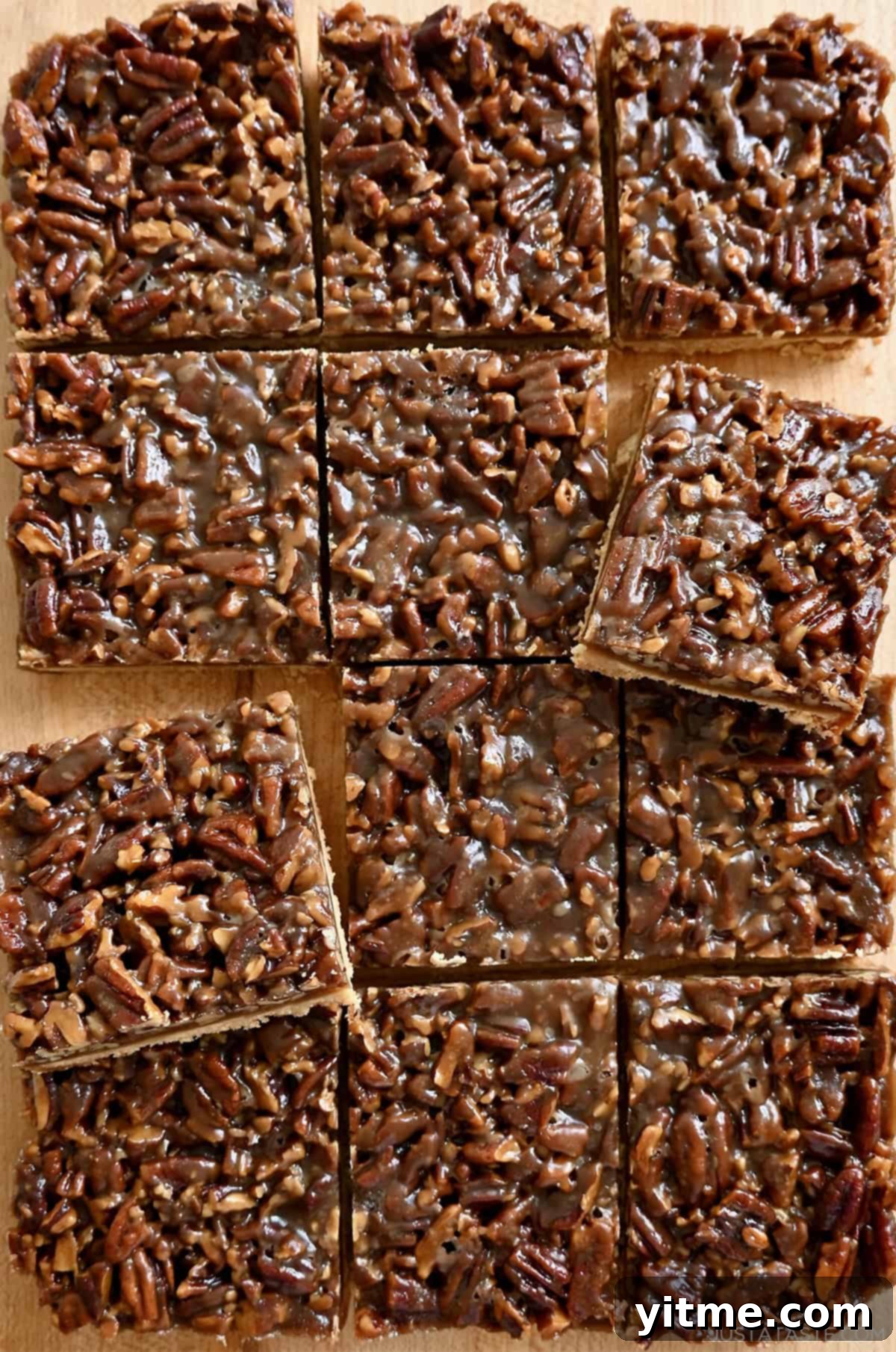 Pecan pie squares