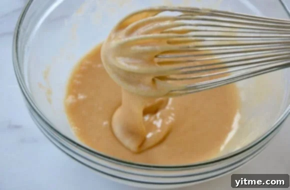 Whisking Cookie Batter in a Bowl