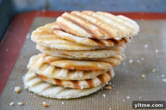 Nutella Waffle Sandwich Cookies