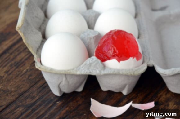 Jell-O Eggs Made Out of Real Eggs